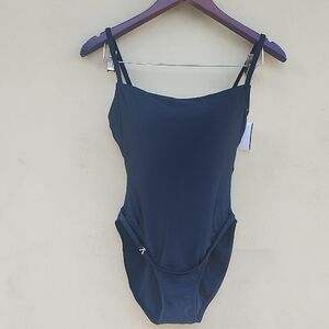 Cole Of California Vintage 70' Classic Black One-Piece Swimsuit